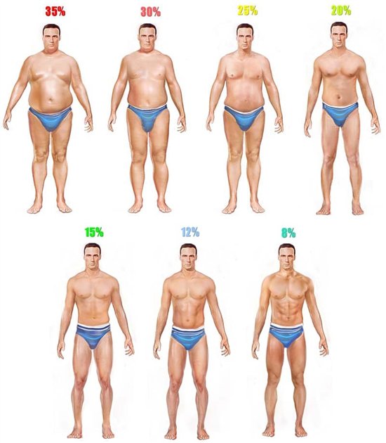 Recommended Body Fat For Men 118